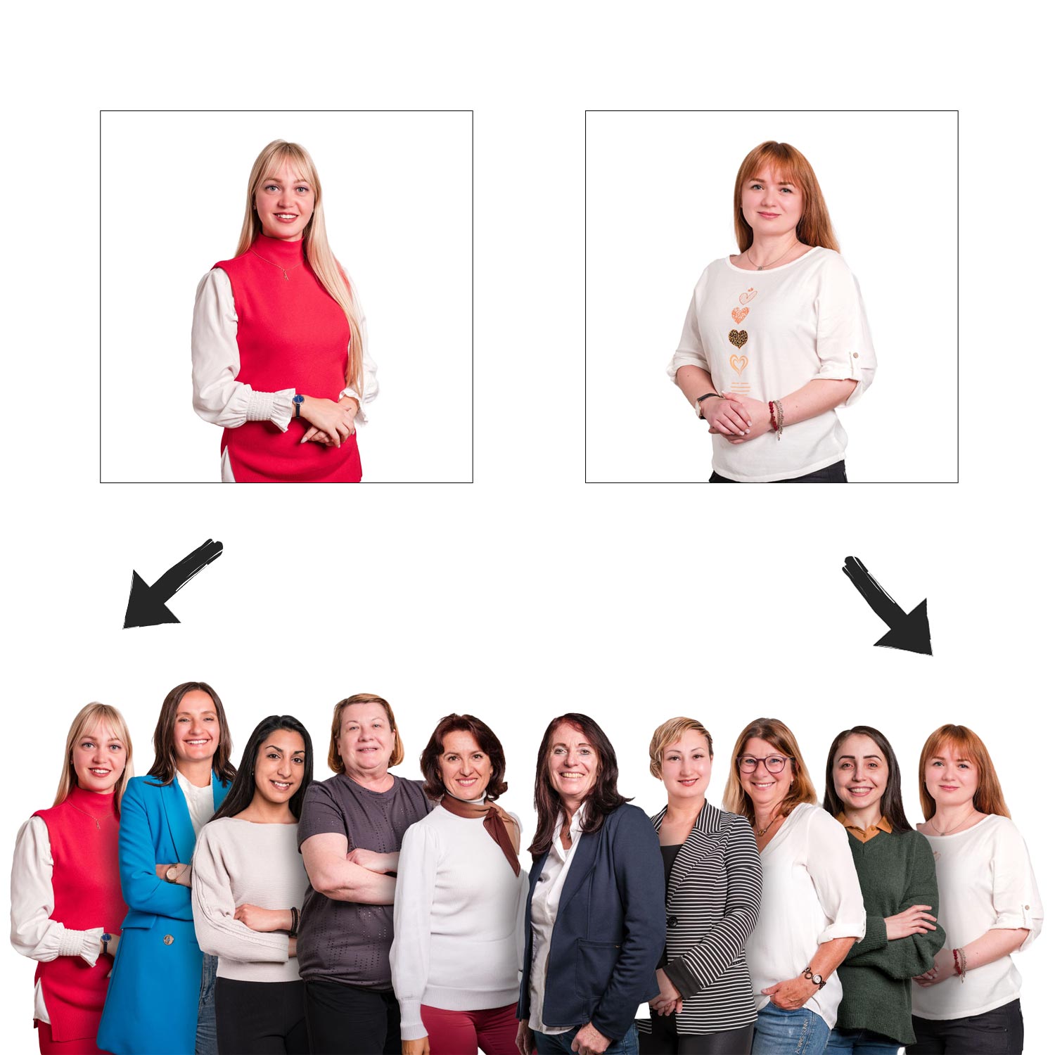 Modulare Teambilder Volker Herzing Erklärung